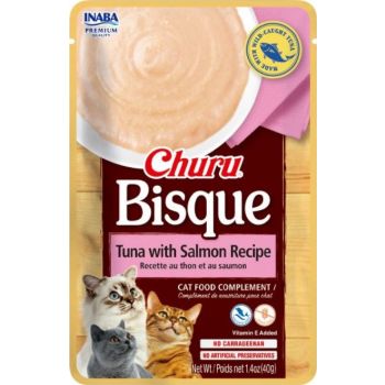  Churu Bisque Tuna With Salmon Recipe 40G 