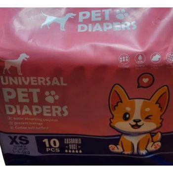  Universal Female Pet Diaper -XS (10pc) 
