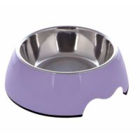Nutrapet Melamine Round Bowl Purple S: 14*4.5 Cms 160/ml5.4oz