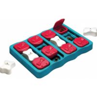 Nina Ottosson by Outward Hound Dog Brick Interactive Treat Puzzle Dog Toy, Intermediate