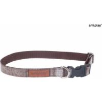 Adjustable Collar  London Brown Small