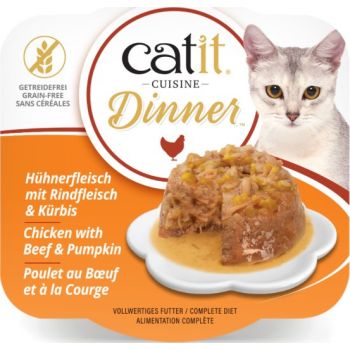  Catit Chicken Dinner, Beef & Pumpkin 80 g 