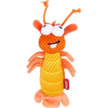  Gigwi Cat Toys Dental Mesh Shrimp Orange 