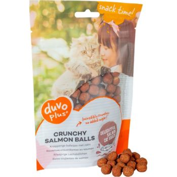  Duvo+ Crunchy Salmon Balls for Cats 50g 