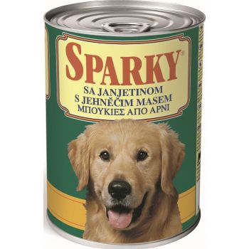  SPARKY CHUNKS WITH LAMB – COMPLETE DOG FEED 415g 