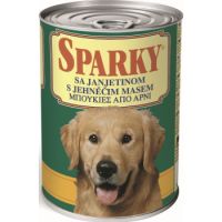 SPARKY CHUNKS WITH LAMB – COMPLETE DOG FEED 415g