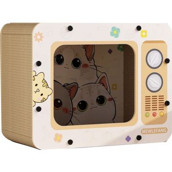  Saas Cat Scratching Board TV House 45*29*35CM 