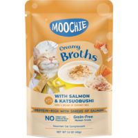 MOOCHIE CREAMY BROTH WITH SALMON & KATSUOBUSHI 40g Pouch