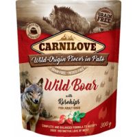 Carnilove Wild Boar With Rosehip For Adult Dogs Wet Food Pouches 300g