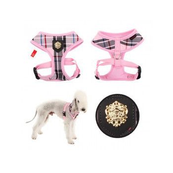  PUPPIA JUNIOR HARNESS A PINK M  Neck 12' Chest 19-22" 