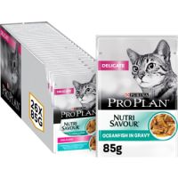 Pro Plan Nutri Savour Delicate Cat - Oceanfish in Gravy (85g)