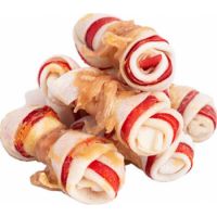 DINGO rawhide bone Twined by chicken 2.5“ 100gm