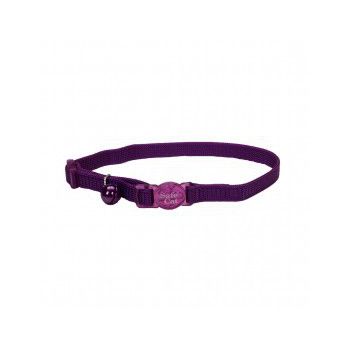  Coastal 3/8" SafeCat Nylon Breakaway Collar Purple 