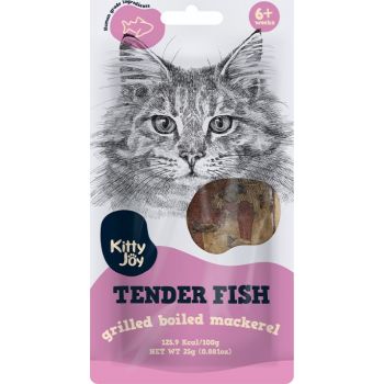  Kitty Joy Tender Fish Grilled Boiled Mackerel Cat Treats 25g 