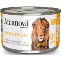 Amanova Canned Cat Chicken Fillets Broth - 70g
