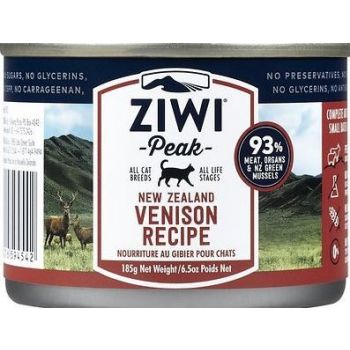  ZiwiPeak Cat Wet Food Venison 185g 