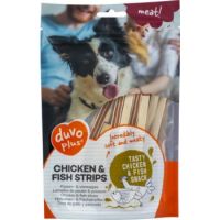 DUVO+ DOG SNACK CHICKEN&FISH STRIPS 80G (11950)