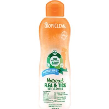  Flea & Tick Soothing Shampoo for Dogs, 20oz 