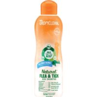 TropiClean Flea & Tick Soothing Shampoo for Dogs, 20oz
