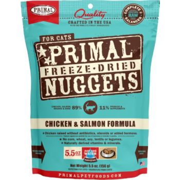  Primal Feline Chicken & Salmon Freeze-Dried Formula – 5.5oz 