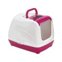 Moderna Flip Cat-Litter Box  Fuchsia Pink Large
