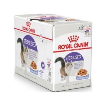  Royal Canin Cat Wet Food Sterilised Jelly Box of 12x85g 