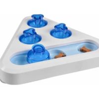 Duvo+ Seek 'n Snack Puzzle - Triangle 24x24x5,5cm White/Blue