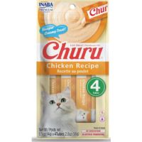 INABA Churu Cat Treats with Vitamin E, Chicken Recipe 4PCS