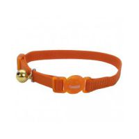 Coastal 3/8" SafeCat Nylon Breakaway Collar Sunset Orange