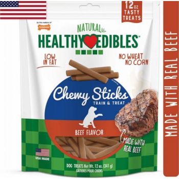  Nylabone Healthy Edibles Chewy Sticks Beef Flavor 12 Oz 