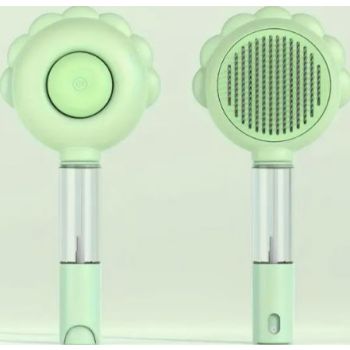  Rabbit Shapped Pet Steam Brush Green 