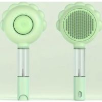 Rabbit Shapped Pet Steam Brush Green