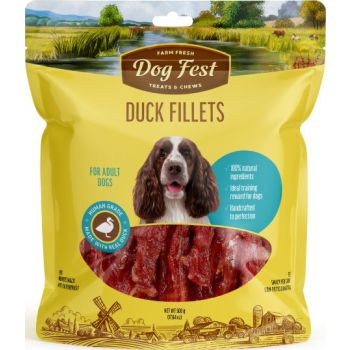  Dog Fest Duck Fillets For Adult Dogs - 500g 