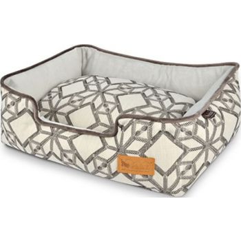  Lounge Bed Solstice Snowy Day Silver L   38"L x 30"W x 9"H 