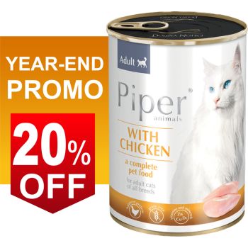  Piper Wet cat food with chicken 400g 