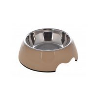 Nutrapet Melamine Round Bowl Brown M:17.5 * 6.5Cms 350/ml11.8oz
