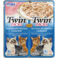 Inaba Twin Packs Tuna & Chicken with Scallop Recipe in Scallop Broth