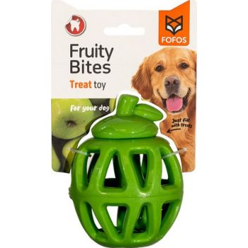  FOFOS Fruity Bites Apple Treat Dispensing Dog Toys 