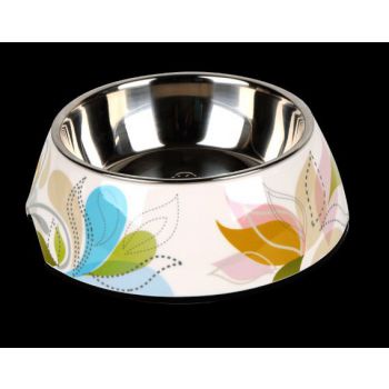  Pawsitiv Round Decal Bowl Leaf Small 