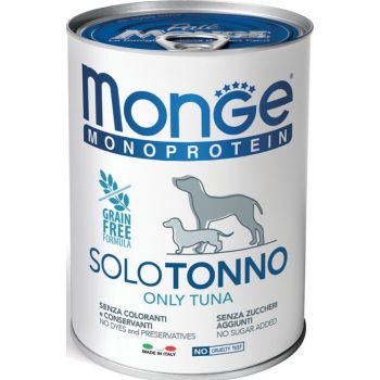  Monge Dog Wet Monoprotein Only Tuna 400g 