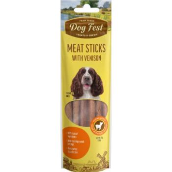  Dog Fest Meat Sticks With Vension For Adult Dogs Treats 45g 