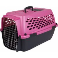 PETMATE VARI KENNEL FASHION 24" 10-20LBS ~ PEARL BLUE & BLACK - 24" x 16.7" x 14.5" (60.9 x 42.4 x 36.8 cm) (IATA APPROVED)