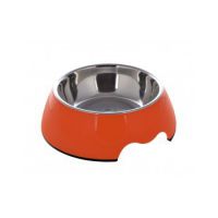 Nutrapet Melamine Round Bowl Orange XL:27 *9Cms 1400/ml47.2oz