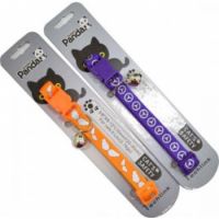 GOLDEN PANDA CAT COLLAR REFLECTIVE PATTERN 10mm x 30cm(161134-03) Orange Color Only