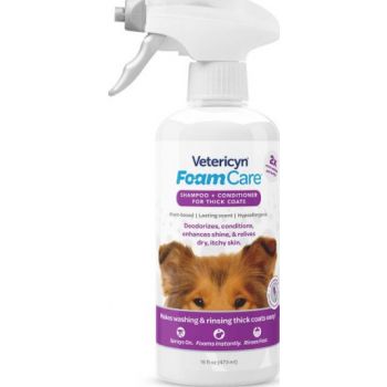  Vetericyn FoamCare® Pet Shampoo – Thick Coats 