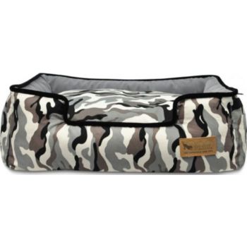  Camouflage Lounge Bed white Small 