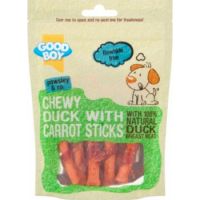Armitage Good Boy Dog Chewing Bones Duck Carrot Stick 90G