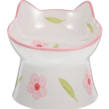  Cat design Cat Bowl - 11.5 x 9.7cm - Pink 