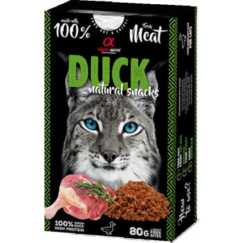  Alpha Spirit Natural Snacks for Cats - Duck 80g 
