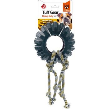  FOFOS Tuff Gear Tyre Large Rope Dog Toys 
